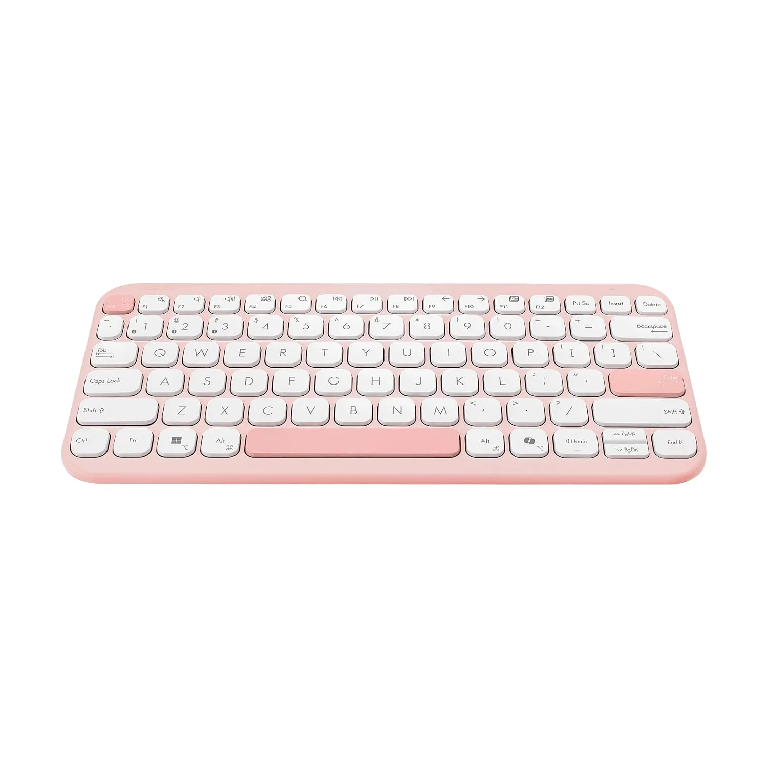 ASUS Marshmallow KW100 Wireless Keyboard – Rose Clay | Silent Scissor Keys - Image 4